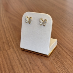 BRINCO BORBOLETA ZIRCONIA - comprar online