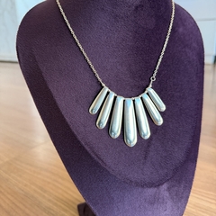 CHOCKER ELOS CURTOS GOTAS LISAS ABAULADAS ALONGADA - Nova Topázio