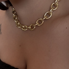 CHOKER ELOS OVAIS CURTO GROSSO - comprar online