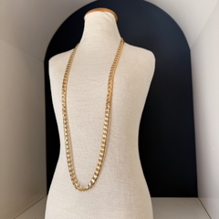 CORRENTE 70CM MASCULINA GROUMET 6,4MM (OURO) - comprar online