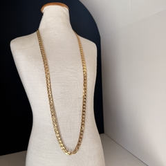 CORRENTE 70CM MASCULINA GROUMET 6,4MM (OURO)