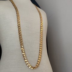 CORRENTE 70CM MASCULINA GROUMET 6,4MM (OURO) na internet