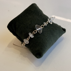 PULSEIRA CASCALHO ARAMADO- CRISTAL - loja online