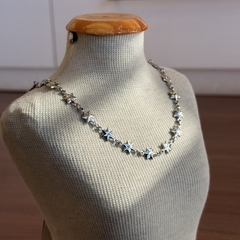CHOKER CORRENTE ESTRELAS AÇO INOX na internet