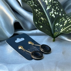 BRINCO ARGOLA (OURO)- ONIX - comprar online