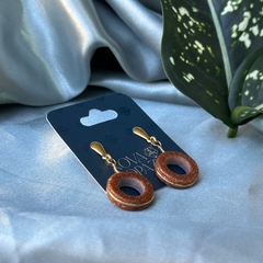 BRINCO ARGOLA (OURO)- PEDRA DO SOL - comprar online