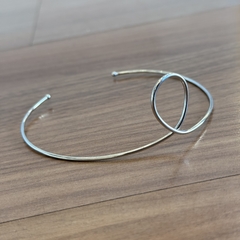 Imagem do BRACELETE GOTA VASADA MAIOR AÇO INOX