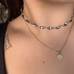 CHOKER CHAPA TORCIDA AÇO INOX na internet