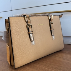 BOLSA HELOÍSA QUADRADA CAQUI - comprar online