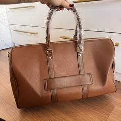 MALA/BOLSA DE VIAGEM MARROM CAFÉ MB912 - Nova Topázio