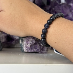 PULSEIRA BOLA 8MM- PEDRA ESTRELA - Nova Topázio