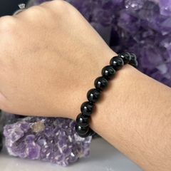 PULSEIRA BOLA 10MM- ÔNIX - Nova Topázio