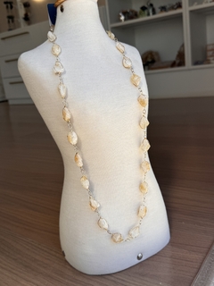 COLAR DE CESTA 70CM (OURO)- CITRINO - comprar online