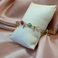 PULSEIRA C/ PENDURICALHOS MISTA- GOLFINHO - comprar online