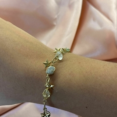 PULSEIRA C/ PENDURICALHOS MISTA- ESTRELA na internet