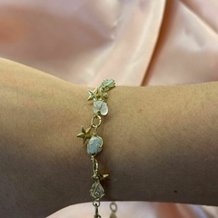 PULSEIRA C/ PENDURICALHOS MISTA- ESTRELA