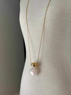 COLAR GARRAFA TALISMÃ PS- QUARTZO ROSA - comprar online