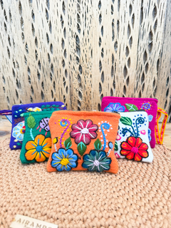 MONEDERO PICOTE BORDADO - comprar online