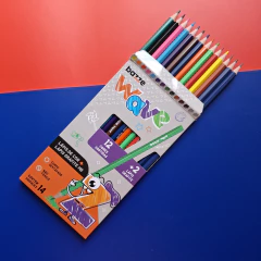 Caixa 12 Lápis de Cor + 2 Grafites na internet
