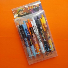 Conjunto Canetas Naruto - loja online