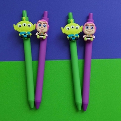 Kit 2 Canetas Toy Story (Buzz e Alien) na internet
