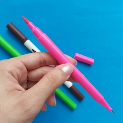 Caneta Brush Pen 2 em 1 na internet