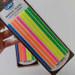 Marca Texto em Tiras Adesivas Neon - comprar online