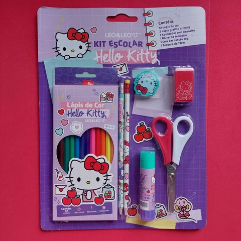 Kit Escolar Completo Hello Kitty