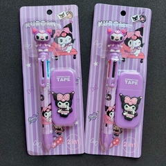 Conjunto Caneta 6 Cores + Corretivo Sanrio na internet