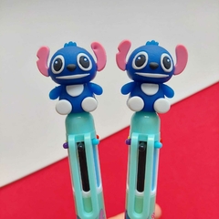 Caneta 6 Cores Stitch
