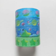 Kit 4 Washi Tape Astronauta na internet