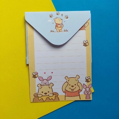 Kit Papel de Carta + Envelope Ursinho Pooh - comprar online