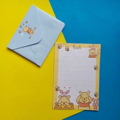 Kit Papel de Carta + Envelope Ursinho Pooh na internet
