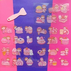 Kit Adesivo Menina Doces + Espátula - comprar online