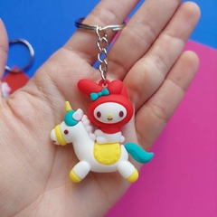 Chaveiro My Melody ou Hello Kitty Unicórnio - comprar online