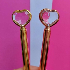 Caneta Coração Luxo Grande