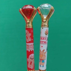 Kit 2 Canetas Natalinas Diamante - comprar online