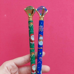 Kit 2 Canetas Natalinas Diamante - loja online