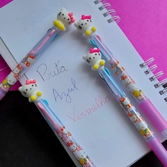 Caneta 3 Cores Hello Kitty