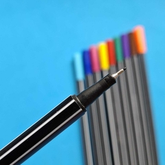 Kit 10 Canetas Coloridas Fine Plus na internet