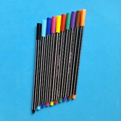 Kit 10 Canetas Coloridas Fine Plus - Escrita Mágica