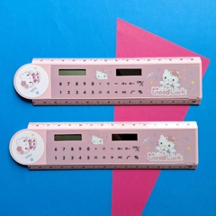 Régua 30cm com Calculadora Hello Kitty - comprar online