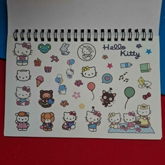 Caderno de Adesivos Hello kitty na internet