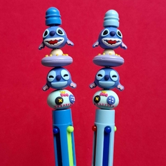 Caneta 4 cores Stitch