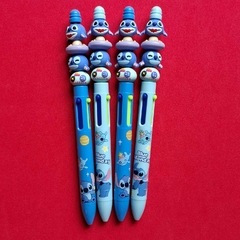Caneta 4 cores Stitch na internet