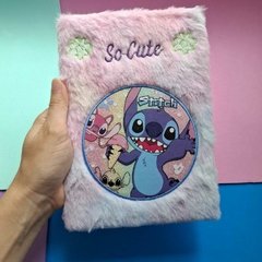 Caderno Pelúcia Stitch na internet