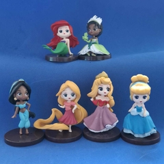 Kit 6 Bonecas Princesas