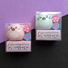 Apontador + Borracha Patinha
