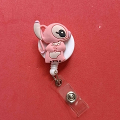 Porta Crachá Retrátil Personagens