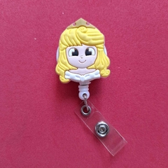 Porta Crachá Retrátil Personagens - Escrita Mágica